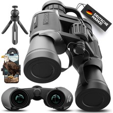 Adler Focus Dürbün 10X50 Yeni Başlayanlar ve Profesyoneller Için, 25MM Vizör Adaptörüyle Hd, Bak4+Fmc, Su Geçirmez, Hafif, Gözlük Kullananlar Için, Dürbün Avcılığı, (Yeni Başlayanlar 10X50)