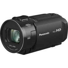 Panasonic HC-V900E-K Full Hd Video Kamera, Fhd Video, 25MM F1.8 Geniş Açı Objektif, 24X Optik Zoom, Hibrit Oıs+, Hdr, Zoom Mikrofon, Dokunmatik Ekran, Siyah