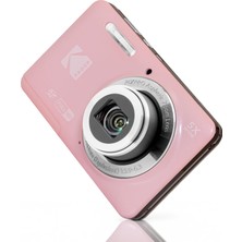 Kodak Pixpro Friendly Zoom FZ55 16MP 1080P Full Hd Dijital Kamera, 5x Optik Zoomlu Vlog Kamerası (Pastel Pembe)