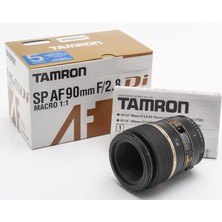 Tamron Pentax Için Tamron Af 90MM 2.8 Di Macro 1:1 Sp Dijital Objektif
