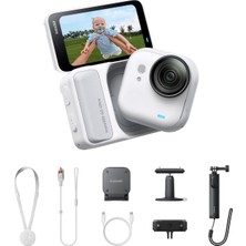INSTA360 Go Ultra Oluşturucu Paketi Beyaz - Eller Serbest 4K Video Blog Kamerası 123