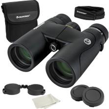 Celestron 72333 Nature Dx Ed 10X42 Doğa ve Kuş Gözlemciliği Için Düşük Dağılımlı Objektiflere Sahip, Tamamen Bak-4 Prizmalarla Kaplanmış, Kauçuk Zırhlı, Kararmaz ve Su Geçirmez Dürbün