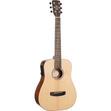 Cort Elektro Akustik Gitar, Open Pore, Çantalı