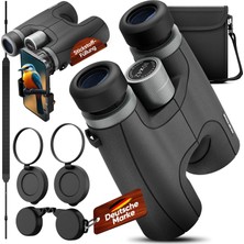 Adler Focus 10X42 Nitro, Azot Dolgulu Magnezyum Dürbün, Su Geçirmez, Dürbün, Bak4 Hd Prizma + Fmc Objektif, Kartal Gözlü, Gözlük Kullananlar Için Mükemmel!