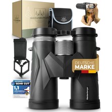 Weidenberger Dürbün 12X42, [test Kazanan] Nitrojen Dolgulu ve Su Geçirmez Magnezyum Dürbün, Bak4 Hd Prizma + Fmc Objektif, Gözlük Takan Kişiler Için De Uygundur (Siyah, 12X42)