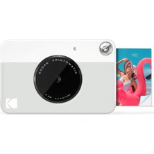 Kodak Printomatic Full Color Instant Digital Camera - High Quality Photos On Zinc 2x3" Adhesive Photo Paper - 5mp, Portable, Creative Fun Gift For Birthday, Christmas, Holiday - Grey