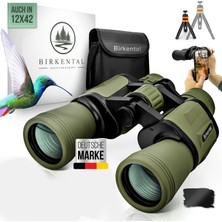 Birkental Dürbün 10X50 Yeni Başlayanlar ve Profesyoneller Için Aksesuarlar Dahil - Hd Zoom, Su Geçirmez, Hafif, Kompakt - Gözlük Kullananlar Için De (Yeşil)