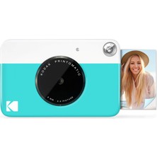 Kodak Printomatic Full Color Instant Digital Camera - High Quality Photos On Zinc 2x3" Adhesive Photo Paper - 5mp, Portable, Creative Fun Gift For Birthday, Christmas, Holiday - Blue