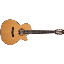 Cort Cec7-Nat Elektro Klasik Gitar, Naturel
