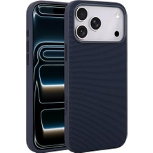 Teleplus iPhone 18 Pro Kılıf M-Safe Uyumlu Miami Kumaş Tasarım Kapak