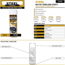 Steel  500 ml Motor Temizleme Spreyi