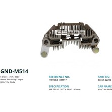 Genon M514 Alt. Diot Tablasi Hyundai Accent - Avante 90MM (8 Diot) RM-117-IYR9058-37367-22200