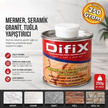 Difix Mermer Seramik Granit ve Taş Yapıştırıcısı 250 Gram Hakemi