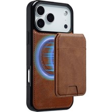 Teleplus iPhone 18 Pro Kılıf Capella L3 Serisi Mıknatıslı Kartlıklı 2-1 Kapak