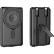Ceptex Iphone Uyumlu Magsafe Powerbank Kablosuz Şarj Aleti 22.5W 5000 Mah PB-220