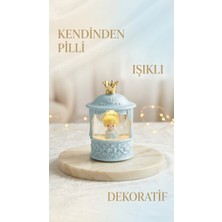 VizyonumVar Concept Prenses Temalı Kendinden Pilli ve Işıklı Kar Küresi - Pamuk Prenses, Sinderella ve Uyuyan Güzel Figürlü Masaüstü Dekor