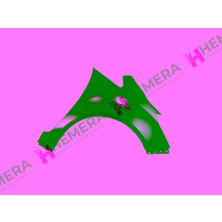 Gordon FN0130BR Çamurluk Ön Sağ Deliksiz Hyundai IX20 2009> 663211K000
