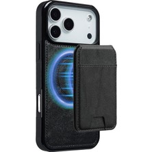 Teleplus iPhone 18 Pro Max Kılıf Capella L3 Serisi Mıknatıslı Kartlıklı 2-1 Kapak