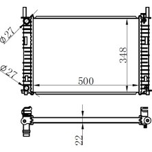Oris Orıs BFR080022 Motor Su Radyatoru Fiesta 1.25 16V 1.4 16V 1.4tdcı 01>08 Mazda Iı 1.4cd Manuel ME4S6H8005CB-4S6H8005CB-1897431