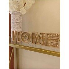 Smilechild Bir Tebessüm Yeter Home Yazılı Dekoratif Biblo 8 cm