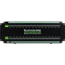 WaveShare 32 Kanallı Modbus Rtu Ethernet Röle Modülü - RS485 Arayüzü