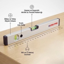 İzeltaş Izeltaş İZL100 Profesyonel 100 cm Su Terazisi Terazi 100 cm