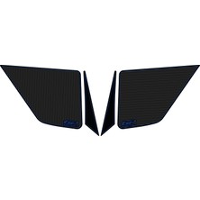 Gp Kompozit Honda Adv 350 2023-2026 Uyumlu Sele Altı Tank Pad Karbon-Mavi