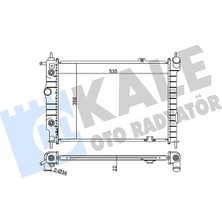 Kale 370800 Su Radyatörü Opel Astra F 1.4ı 1.6ı 2.0ı 1.7d (93-98) (At) (Nac) (Brazing) (535X368X22) (90443392) 1300111-1300132-52456308-52456309