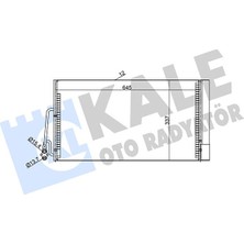 Kale 384900 Klima Radyatoru Mini R55 R56 R57 R60 R61 64539239920
