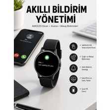 Mey İthalat Çetiner Group®Akıllı Saat Çok Fonksiyonlu Sesli Görüşme Nfc Uyumlu Amoled Ekran Yeni Nesil