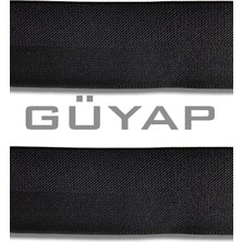 Güyap Yapı Tekstil Premium Desenli Dar  Dokuma Lastik -  [ Siyah - 2 mt ]