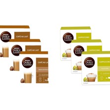 Nescafe Dolce Gusto Cappucino+Cafe Au Lait 6 Kutu 6×16 Kutu