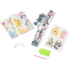 PopŞeker Crystal Painting Stickers Hayvan Kristal Boyama Seti - El Beceri Hobi ve Etkinlik Yapıştırma Seti