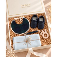 Vanilya Gift Erkek Bebek Hediye Seti Yenidoğan Bebek Hediye Kutusu