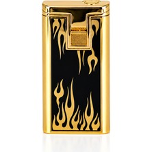 Onr Store Gold Metal Gaz Dolumlu Desenli Ince Premium Klasik Model