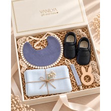 Vanilya Gift Erkek Bebek Hediye Seti Yenidoğan Bebek Hediye Kutusu