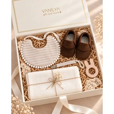 Vanilya Gift Erkek Bebek Hediye Seti Yenidoğan Bebek Hediye Kutusu