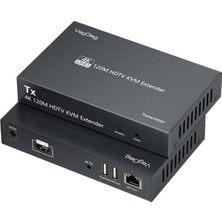 Renas Store Veggieg 4K 30Hz HDMI Kvm Extender 120 Metre CAT5E/6 HDMI Menzil Genişletici Uzatıcı
