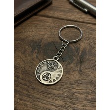 Velcari Yin Yang Triskelion Modern Maskülen Tasarım Erkek Anahtarlık