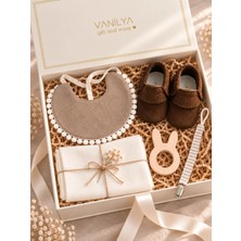 Vanilya Gift Erkek Bebek Hediye Seti Yenidoğan Bebek Hediye Kutusu