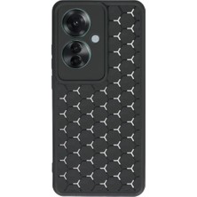 Pr Store Oppo Reno 11F Kılıf Petek Silikon Kapak - Siyah