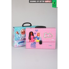 Hello Kitty Lisanslı Barbie Saplı Çanta Tekli Dekomus Cep Defteri Hediyeli