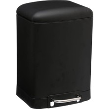Renas Store Jja 138059J Çöp Kutusu Metal Siyah 22 x 15,5 x 32 cm 6 L