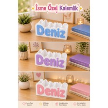 Isme Özel Kalemlik | 3D Baskı Kalem Kutusu | Masaüstü Organizer | Kişiye Özel Hediye