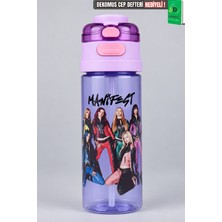 x Dekomus Lisanslı Manifest Amatör Collection Çift Fonksiyonlu 500 ml Tritan Matara