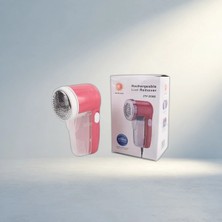 Renas Store Şarjlı Tüy Alıcı Tiftik Kazak Temizleme Makinesi Pembe Renkli