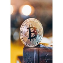Varsoph Biishe® Bitcoin Madeni Hatıra Parası Madeni Bitcoin Hediye Sikke Para