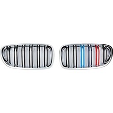 Bmw F10+LCI 2010-2016 Panjur Set Krom Siyah Çift Çıtalı M Renkli A0103184 Wender