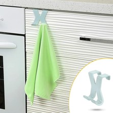 Varsoph Biishe® Mutfak Banyo Dolap Kapağına Takılan Meta Havlu Askılığı Aparatı