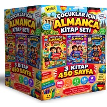 Enine Boyuna Eğitim Çocuklar Için Almanca Kitap Seti – 3 Kitap • 450 Sayfa